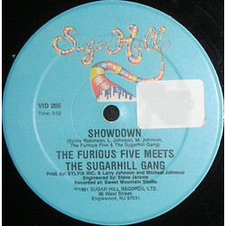 The Furious Five / Sugarhill Gang Showdown USED VINYL 12INCH 33 S RPM