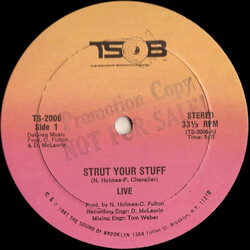 The Live Band Strut Your Stuff USED VINYL 12INCH 33 S RPM