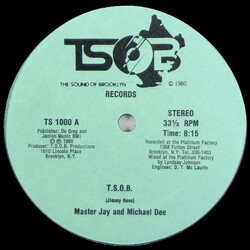 Master Jay / Michael Dee T.S.O.B. VINYL 12" USED