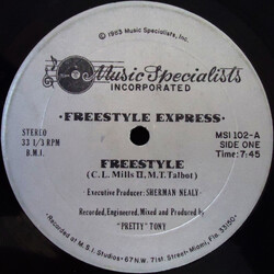 Freestyle Freestyle Express USED VINYL 12INCH 33 S RPM STEREO