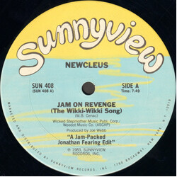 Newcleus Jam On Revenge (The Wikki-Wikki Song) USED VINYL 12INCH 33 S RPM