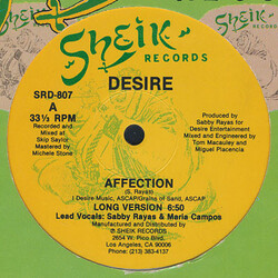 Desire (2) Affection USED VINYL 12INCH 33 S RPM