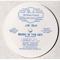 J.M. Silk Music Is The Key USED VINYL 12INCH 33 S RPM