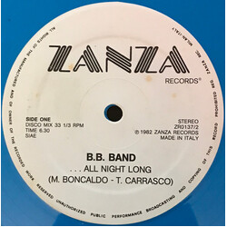 B.B. & Band / Klein & M.B.O. ... All Night Long / Dirty Talk USED VINYL 12INCH 33 S RPM