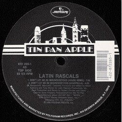 The Latin Rascals Don't Let Me Be Misunderstood VINYL 12" USED