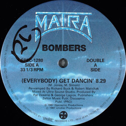 Bombers / Manu Dibango (Everybody) Get Dancin' / Soul Makossa USED VINYL 12INCH 33 S RPM
