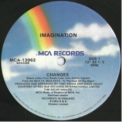Imagination Changes USED VINYL 12INCH 33 S RPM