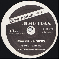 Duane Thamm Jr. Jump Trax USED VINYL 12INCH 45 RPM MISPRINT