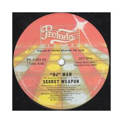 Secret Weapon (2) "DJ" Man USED VINYL 12INCH MAXI-SINGLE
