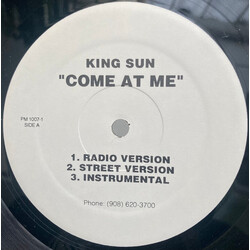 King Sun Come At Me / You Don't Know USED VINYL 12INCH PROMO