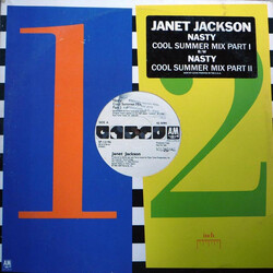 Janet Jackson Nasty USED VINYL 12INCH 45 RPM PROMO