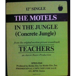 The Motels In The Jungle (Concrete Jungle) USED VINYL 12INCH PROMO