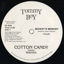 Cotton Candy / Rhenda Mickey's Monkey VINYL 12" USED