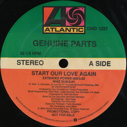 Genuine Parts Start Our Love Again VINYL 12" USED