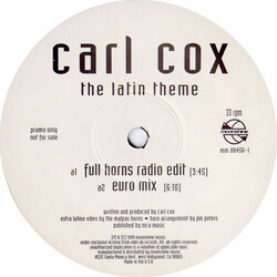 Carl Cox The Latin Theme VINYL 12" USED
