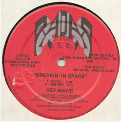 Key-Matic / Gary's Gang Breakin' In Space / Runaway VINYL 12" USED