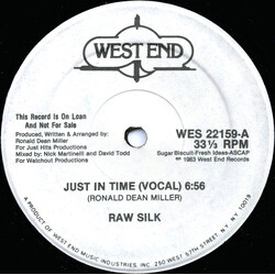 Raw Silk Just In Time VINYL 12" USED