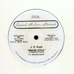 J.D. Krush Krush Style VINYL 12" USED