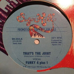 Funky 4 + 1 That's The Joint USED VINYL 12INCH 33 S RPM PROMO