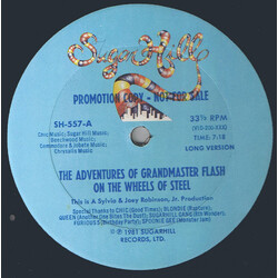 Grandmaster Flash & The Furious Five The Adventures Of Grandmaster Flash On The Wheels Of Steel VINYL 12" USED