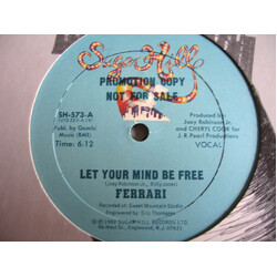Farrari Let Your Mind Be Free USED VINYL 12INCH 33 S RPM PROMO