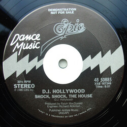 DJ Hollywood Shock, Shock The House USED VINYL 12INCH 33 S RPM PROMO