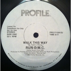 Run-DMC Walk This Way VINYL 12" USED