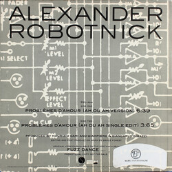 Alexander Robotnick Problèmes D'Amour USED VINYL 12INCH 33 S RPM PROMO
