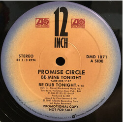 Promise Circle Be Mine Tonight USED VINYL 12INCH PROMO 33 S RPM