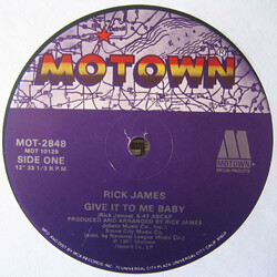 Rick James / Mary Jane Girls Give It To Me Baby / Candy Man USED VINYL 12INCH 33 S RPM REISSUE