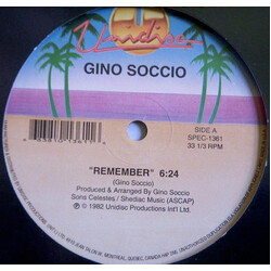 Gino Soccio Remember / The Visitors / Les Visiteurs USED VINYL 12INCH REISSUE 33 S RPM