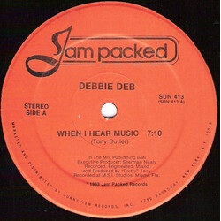Debbie Deb When I Hear Music VINYL 12" USED