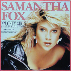 Samantha Fox Naughty Girls (Need Love Too) / I Surrender (To The Spirit Of The Night) USED VINYL 12INCH 33 S RPM SINGLE