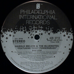 Harold Melvin And The Blue Notes / Teddy Pendergrass Bad Luck / Don't Leave Me This Way VINYL 12" USED