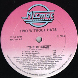 Two Without Hats The Breeze USED VINYL 12INCH SINGLE 45 RPM PROMO