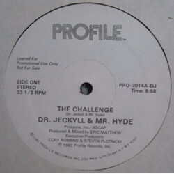 Dr. Jeckyll & Mr. Hyde The Challenge VINYL 12" USED