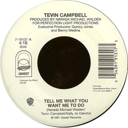 Tevin Campbell Tell Me What You Want Me To Do USED VINYL 7INCH 45 RPM
