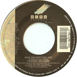 Vanessa Williams Save The Best For Last USED VINYL 7INCH