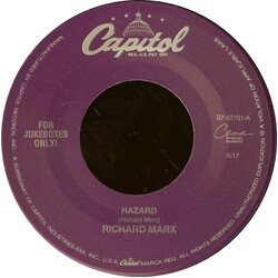 Richard Marx Hazard USED VINYL 7INCH 45 RPM SINGLE JUKEBOX