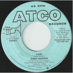 Gary Numan Cars USED VINYL 7INCH 45 RPM SINGLE PROMO STEREO MONO