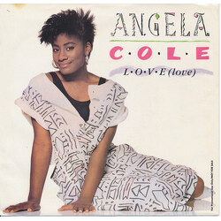 Angela Cole L-O-V-E (Love) USED VINYL 7INCH 45 RPM SINGLE PROMO