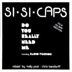 K.B. Caps Do You Really Need Me VINYL 12" USED