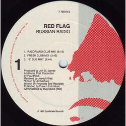 Red Flag Russian Radio VINYL 12" USED