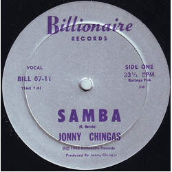 Jonny Chingas Samba USED VINYL 12INCH 33 S RPM