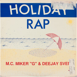 MC Miker G. & DJ Sven Holiday Rap USED VINYL 12INCH 33 S RPM