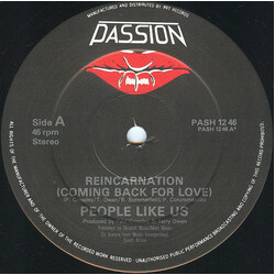People Like Us (2) Reincarnation (Coming Back For Love) VINYL 12" USED
