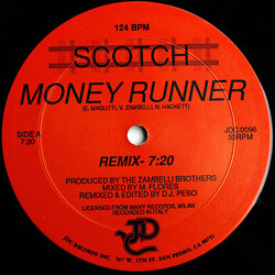 Scotch Money Runner (Remix) USED VINYL 12INCH 33 S RPM