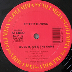 Peter Brown (2) (Love Is Just) The Game VINYL 12" USED