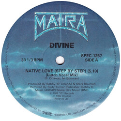 Divine / Hotline (2) Native Love (Step By Step) / Guilty VINYL 12" USED