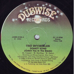 The Invisibles (2) Donkey Kong (Catch You In The Break) USED VINYL 12INCH 33 S RPM